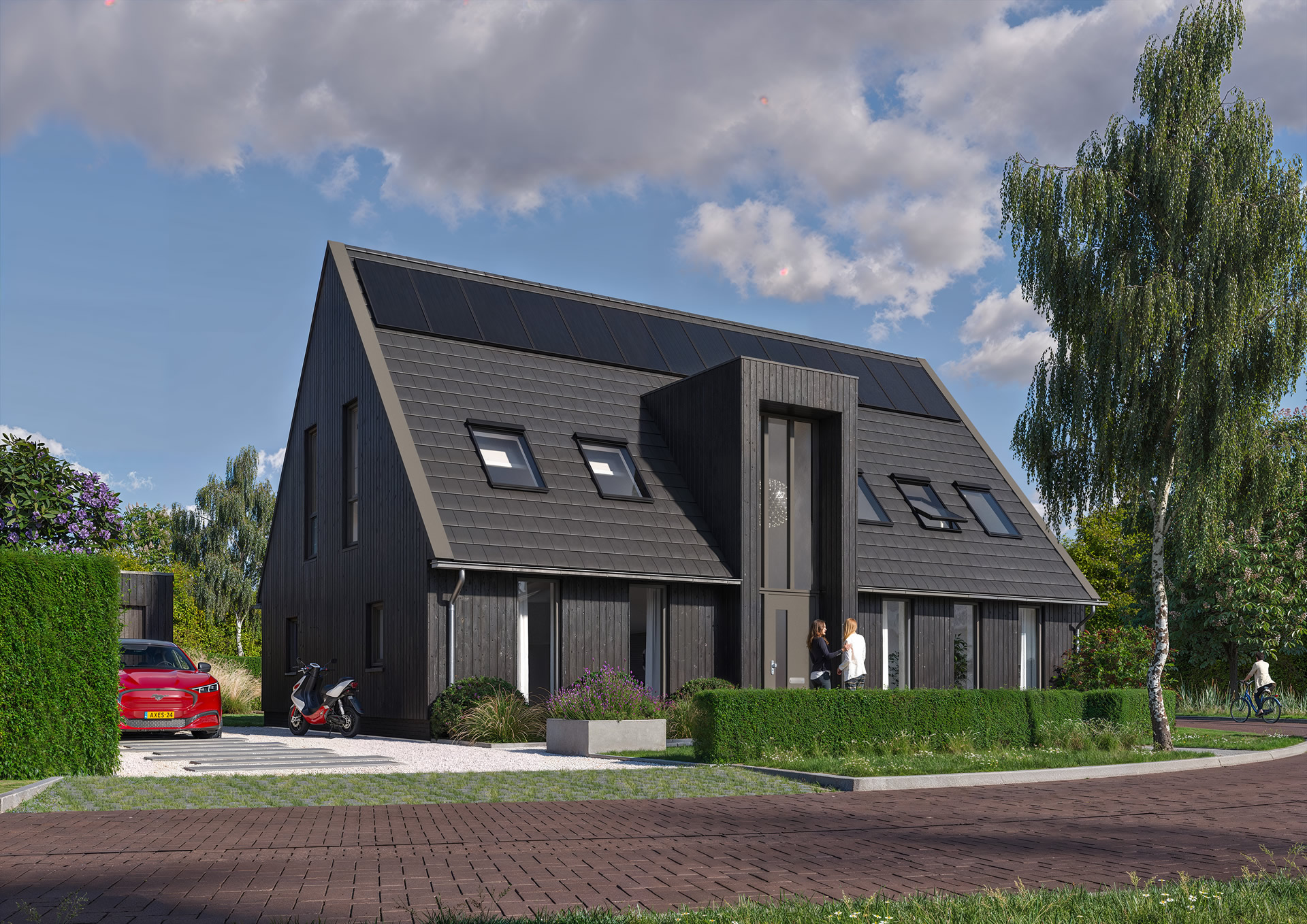 Schuurwoning eiland Park van project Krekenlanden te Nieuwkoop